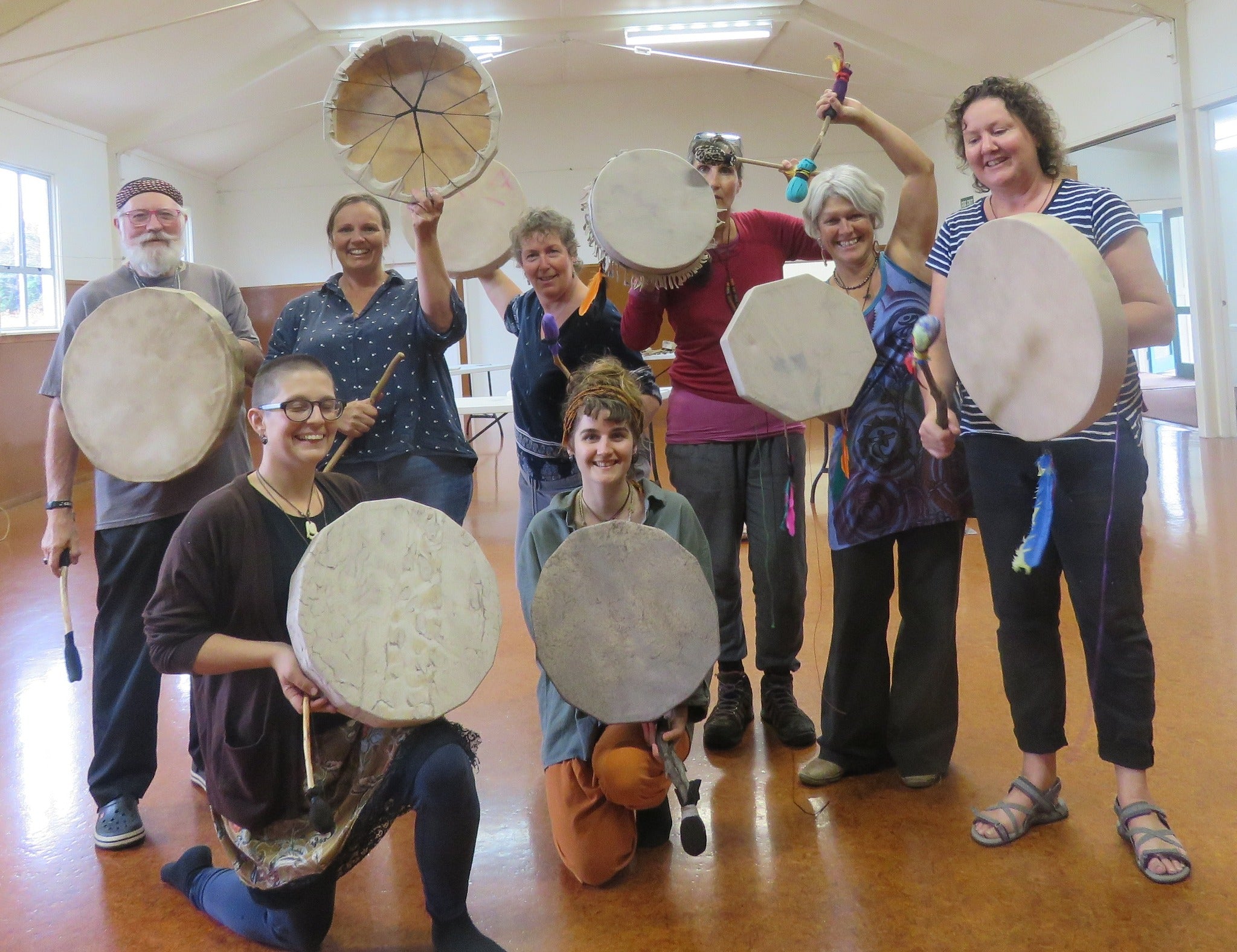 Shaman Drum Making Workshops with Barry